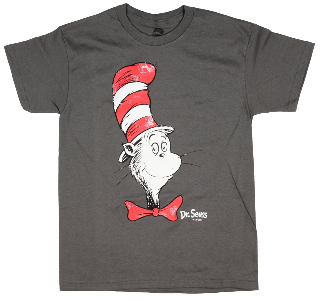 Dr. Seuss - Dr. Seuss Boys' Youth The Cat in the Hat Distressed ...