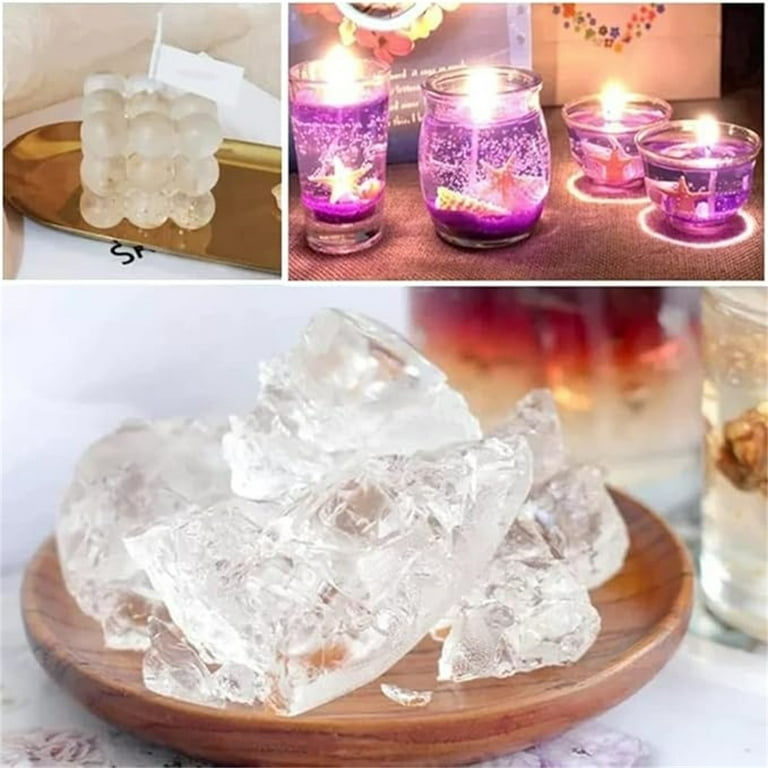 Handmade Jelly Wax,Clear Jelly Wax,Handcraft Scented Wax Candles Supplies for Home Decor and Gift Making, Size: 0.92 lbs