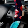 thumbnail image 5 of Electrocardiogram Steering Wheel Cover 14.5 Inch Printing PVC Leather Auto Accessories Car Wheel Covers Steering Wheel Covers, 5 of 6