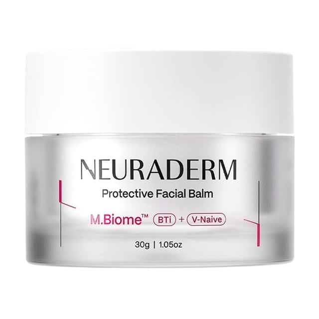 NEURADERM Bálsamo facial protector Crema rica Hidratante de ceramida con ácido hialurónico y cica para proteger la barrera cutánea y calmar la piel irritada No comedogénico (30 g 1,05 oz)