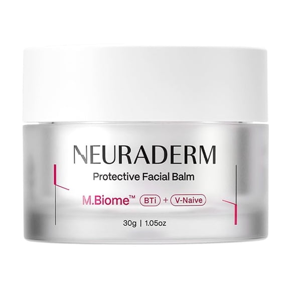 NEURADERM Bálsamo facial protector Crema rica Hidratante de ceramida con ácido hialurónico y cica para proteger la barrera cutánea y calmar la piel irritada No comedogénico (30 g 1,05 oz)