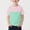 Mint Green, variant on ATOGUTA T Shirts Boys Short Sleeve Crew Neck Summer Trendy T-Shirts Clothes for Teen Boys Dark Blue, Size 2T-13