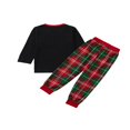 thumbnail image 3 of Dinosaur Print Home Wear Parent-Enfant Porter Col Manches Longues Costume Parents et Robe Enfant, 3 of 3