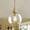 Gold, variant on Modern Pendant Light Fixture Dimmable Kitchen Island Hanging Ceiling Lights with Glass Shade-Black