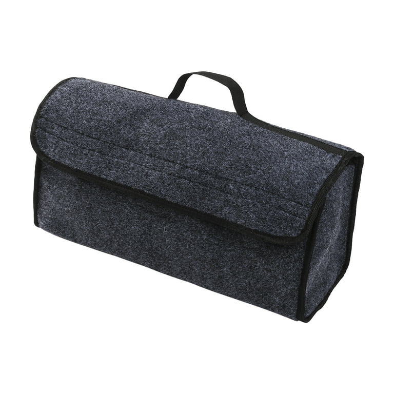 Car Trunk Organizer Soft Felt Storage Box Large Anti Slip Compartment Storage  Organizer Tool Bag Car Storage Bag