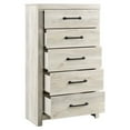thumbnail image 3 of Signature Design by Ashley Cambeck 5 Drawer Chest in Whitewash, 3 of 6