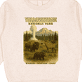 thumbnail image 3 of Inktastic Yellowstone National Park Wildlife Vintage Poster Toddler Sweatshirt, 3 of 4
