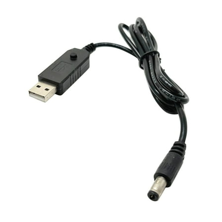 USB To DC5.5x2.5 Converter Cable USB to DC9V 12V Adapter LED Display