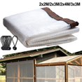 thumbnail image 4 of GLFILL Film Imperméable Pliable pour Protection de Jardin Bâche Extérieure Transparente 2X4m, 4 of 6