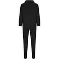 thumbnail image 6 of Aoiroe Fall Outfits For Women Outfits For Women Two Piece Sets For Women Casual Outfits For Women Womens Long Underwear Women'S Track Suits 2 Piece Quarter Zip Set Black L, 6 of 6