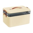 thumbnail image 3 of Esquirla Emergency Storage Box Large Capacity Sleek Portable Medical Box for Car Drom 2 Layer, 3 of 8