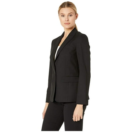 Jones New York Washable Suiting One Button Jacket Black