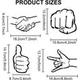 thumbnail image 2 of 2pcs Hand Gesture Fist Stencil 11.8×11.8inch 9 Styles Handshake OK Heart Gesture Stencil with Paint Brush Hands Themed Drawing Template for Wood Walls Canvas Furniture Crafts Art Projects, 2 of 9