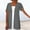 Gray, variant on Sakmal Gray Womens Winter Coats Casual Lightweight Short Sleeve Cardigan Solid Loose Fit Jackets for Women Plus Size