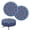 Blue Mandala, variant on HUIACONG Stretch Bar Stool Saddle Padded Seat Covers for Kitchen Bathroom, Soft Fabric Waterproof Round Bar Stool Cushion Padded Cover with Dustproof