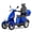 BLUE, variant on Mobility Scooters for Seniors Adults 500lbs Capacity,Heavy Duty 4 Wheel Electric Scooter 800W Motor,Long Range 25 Miles,All Terrain Mobility Scooters with Solid Tires & Hydraulic Suspension,BLACK