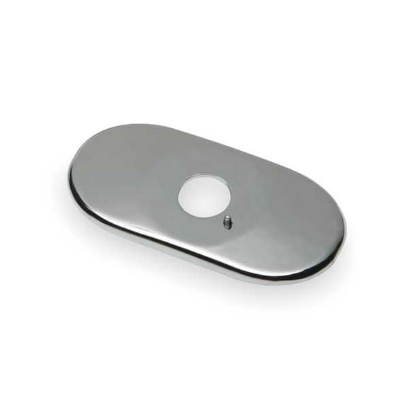 Chicago Faucet 4" Cover Plate, Brass/ Chrome Plated 240.627.21.1