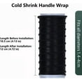 thumbnail image 2 of Cold Shrink Handle Wrap, 4.7/6.7in Cold Shrink Handle Wrap with Non Slip Texture, Convenient Practical Silicone Bat Grip Tube for Fishing Rods, Rackets and Hand Tools, 2 of 7
