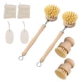 thumbnail image 4 of Cepillo para fregar platos, juego de cepillos de madera para fregar platos, platos, ollas y fregadores para limpieza. 8 piezas, 4 of 9