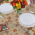 thumbnail image 5 of Round Fall Tablecloth, Fall Round Tablecloth 60 Inch, Autumn Pumpkin Thanksgiving Tablecloth Round, Fall Table Cover Round, 5 of 5