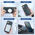 thumbnail image 5 of Allytechgroup 3 In 1 Magnetic iPhone 16e Case with Detachable Wallet & Card Holder, Compatible with Mag-safe PU Leather Folio Cover RFID Protection Phone Case for Apple iPhone 16e,Blue, 5 of 7