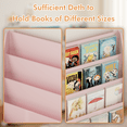thumbnail image 3 of Leumius 4-Tier Bookshelf,Kids Book Display Shelves,Toy Storage Organizer for Kids Room Playroom Nursery,Pink, 3 of 5