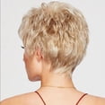 thumbnail image 4 of European Fashion Short Straight Wig for Women Golden Blonde Synthetic Hair with Headband, 4 of 7