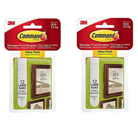 

3M 17206-12ES Picture Hanging Strips 12 Pack