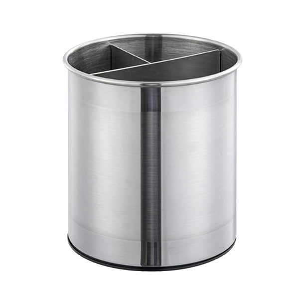 Cubo de almacenamiento de vajilla Vajilla de material acero inoxidable de almacenamiento Organizador de cocina Soporte para utensilios Cocina Herramientas de cocina Magideal Cubo de almacenamiento de vajilla