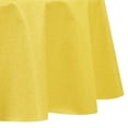 thumbnail image 3 of DWCN Plastic Tablecloth 100% Waterproof Oil Spill Proof Round Table Cloth Protector Viny Plastic Cover for Dining BBQ Picnic Birthday Wedding Parties Table Heavy Duty, Yellow, 50 Round Inch, 3 of 6
