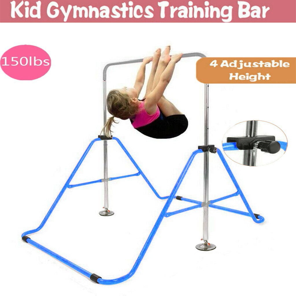 Details about   Indoor Gymnastics Horizontal Bar Kids Training Bar Equipment Folding Sports US 