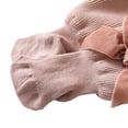 thumbnail image 6 of Seyurigaoka Toddler Baby Girls Knitted Pantyhose Bowknot High Waist Ribbed Leggings Trousers Autumn Winter Warm Tights, 6 of 9