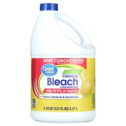 Great Value Cleaning Bleach, Lemon, 121 Ounce
