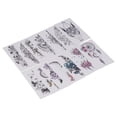 thumbnail image 2 of 14pcs Temporary Flower Animal Tattoos Paper Waterproof Fake Tattoo Stickers Sets, 2 of 14