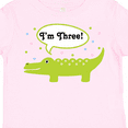 thumbnail image 4 of Inktastic 3rd Birthday Alligator I'm Three Boys or Girls Toddler T-Shirt, 4 of 5