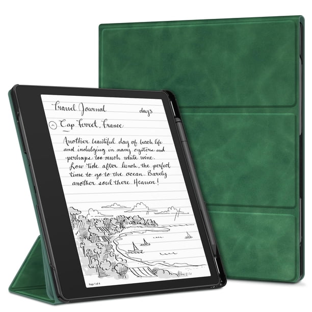Funda Fintie con soporte para Kindle Scribe de 10,2 pulgadas con soporte para bolígrafos, color gris