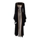 thumbnail image 2 of Vestido de fiesta de la Edad Media con mangas acampanadas y cuello redondo de terciopelo dorado para mujer Fridja nbo2769, 2 of 4