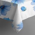 thumbnail image 5 of Pioneer Flower Floral Print Pattern Square Tablecloth,Waterproof Square Table Cover,Wipeable Spillproof Washable Table Cover for Home Kitchen Party Decor 42"X42"(107x107cm), 5 of 6