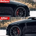 thumbnail image 5 of 2 Pcs Universal Car Side Fender Vent Decals, Glossy Black 3D Blade Style Air Flow Vent Stickers, Sporty Side Body Trim Decor for Most Vehicles, 5 of 11