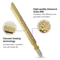 thumbnail image 3 of Professional High Quality 100mm Diamond Jigsaw Blades For Granite,marble,ceramic,brick,plastic,vacuum Cutting Disc Set 5pcs Gold, 3 of 4