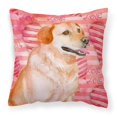 thumbnail image 1 of "Treasures BB9801PW1414 Labrador Retriever Outdoor Canvas Pillow, Love is a Dog" Caroline's Treasures BB9801PW1414, 1 of 1