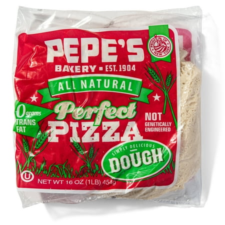 Pepe Frozen Pizza Dough, All Natural, 16 oz (Frozen)