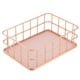thumbnail image 4 of Cesta de almacenamiento de hierro, soporte de almacenamiento de hierro de oro rosa, soporte de almacenamiento de hierro hecho a medida para la perfección, 4 of 10