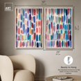 thumbnail image 5 of Dynamic Brushstroke Duo Shadowbox Print Colorful Wall Decor by Art Remedy, Blonde Frame, 24 x 36, 5 of 6