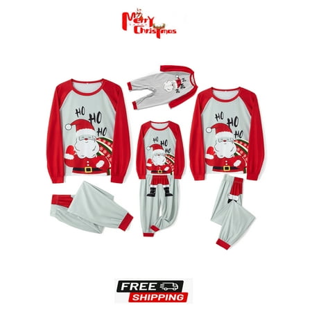 

Pudcoco Christmas Family Matching Pajamas for The Whole Family Xmas Pajamas for Baby Kids Teens Adults