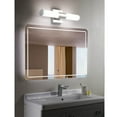 thumbnail image 2 of LNGOOR Bathroom Vanity Light Fixture, 25CM 12W Chrome LED Mirror Lights for Bathroom Wall Sconces Bar Lighting(Warm White Light), 2 of 6