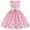 Pink, variant on LYMAYTER Kids Baby Girls Sleeveless Princess Dresses Toddler Bowtie Bridesmaid Dress Girls Summer Party Gown for 2-8 Years