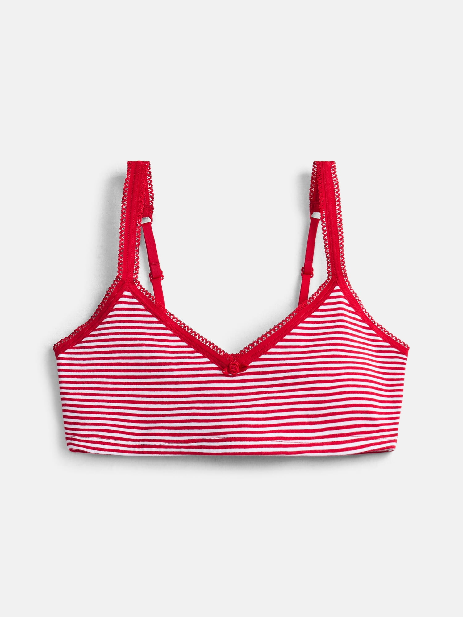 Weekend Academy Girls 2Pk Cotton Triangle Bralette, Sizes XS to XXL