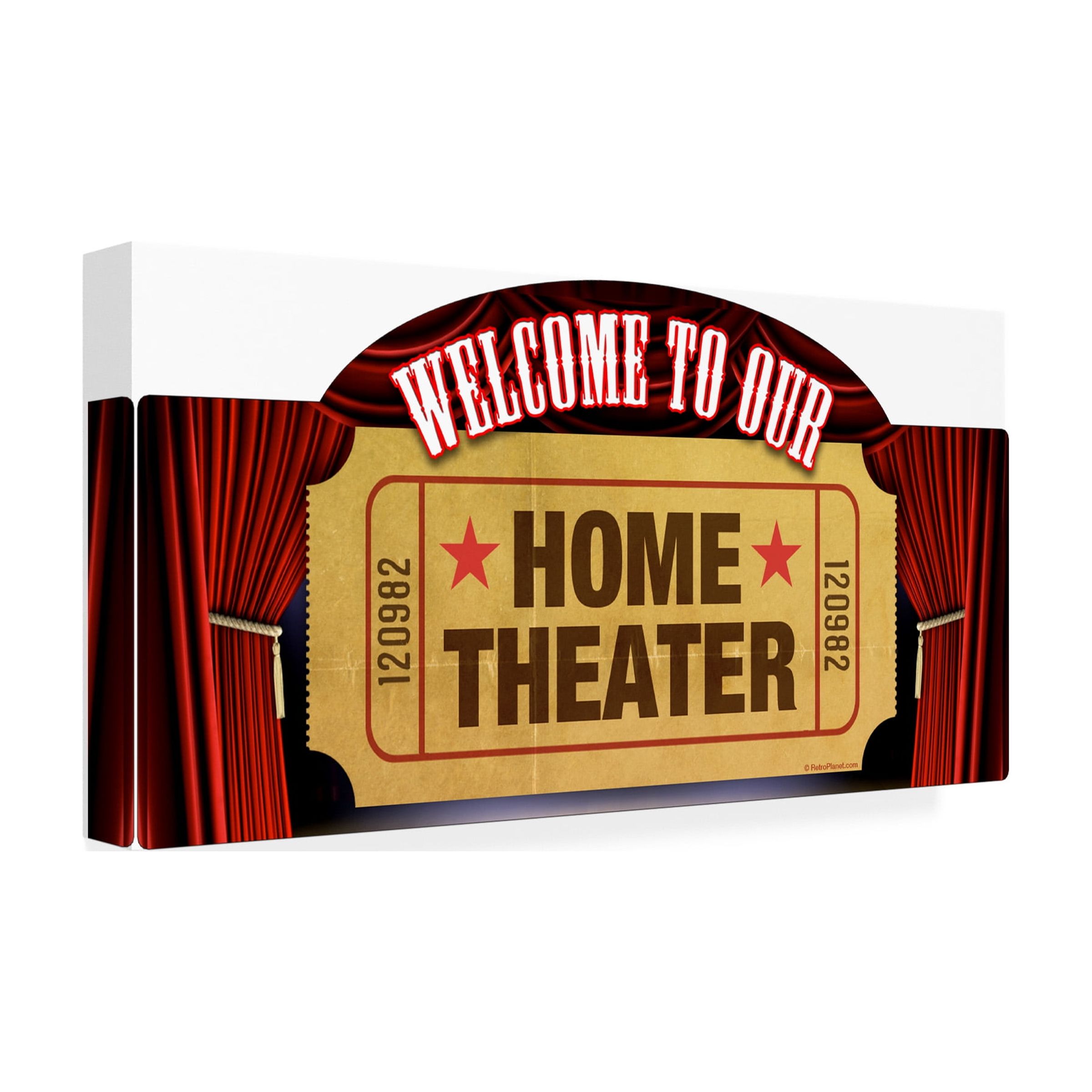 RetroPlanet 'Home Theater Marquee' Canvas Art