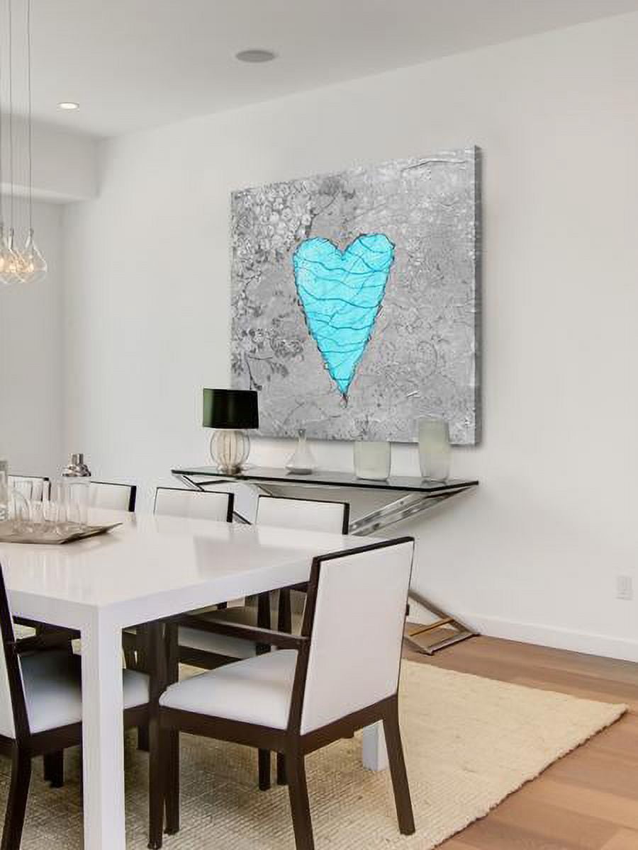 "Heart Found" Painting Print on Wrapped Canvas